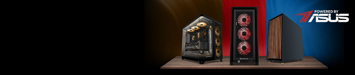 Dominate with the Best PCSpecialist systems Powered by ASUS means exclusivity. It means performance. It means technology as a work of art. Why consider anything less?