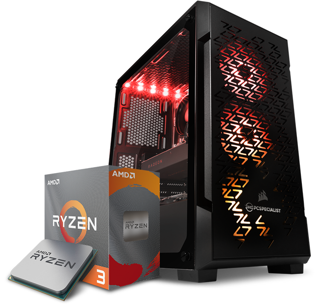PCSPECIALIST - AMD Ryzen™ 3 3100 & 3300X