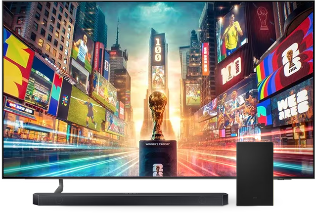 65-inch 4K OLED TV and surround sound system prize bundle