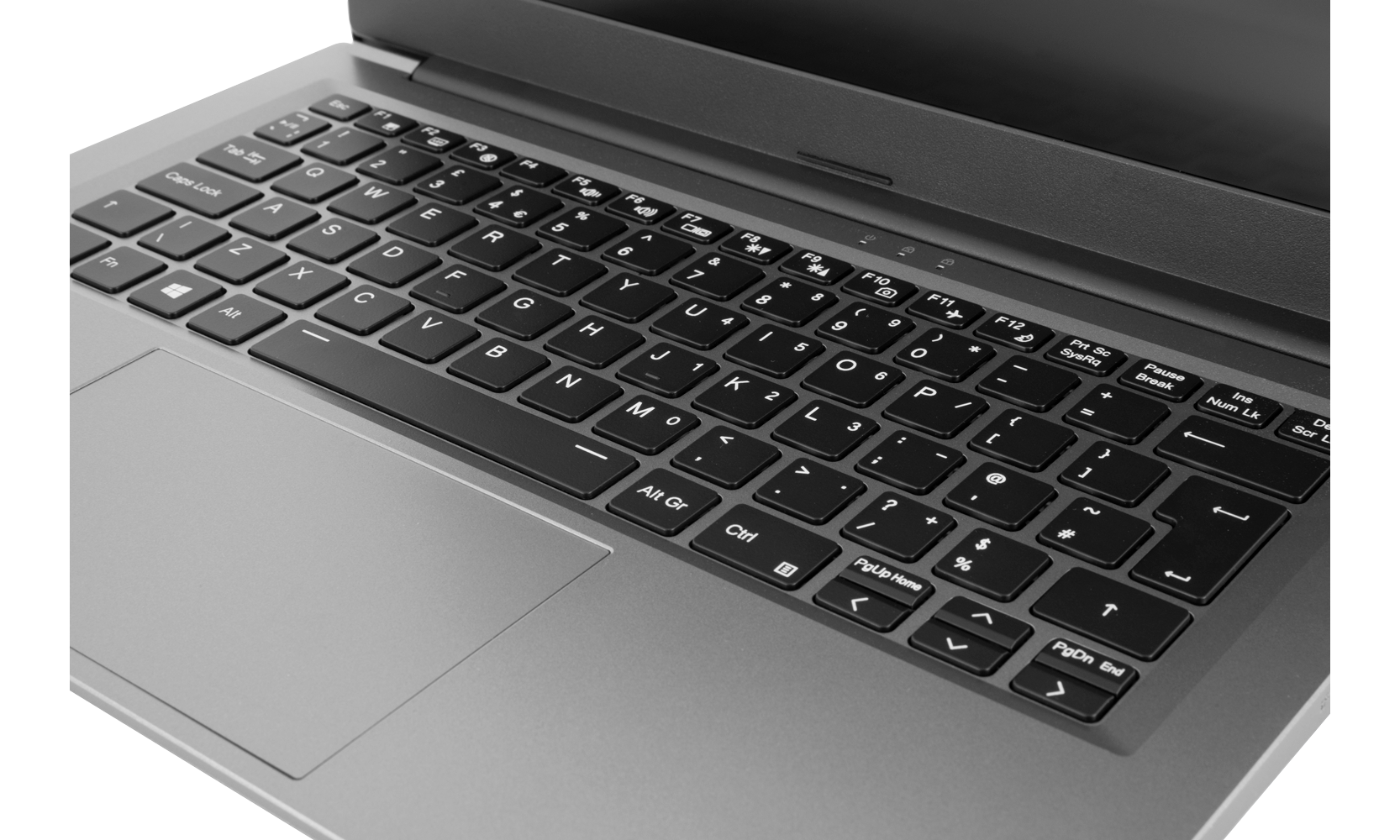 View of 14 Initia laptop's keyboard layout View of 14 Initia laptop's keyboard layout